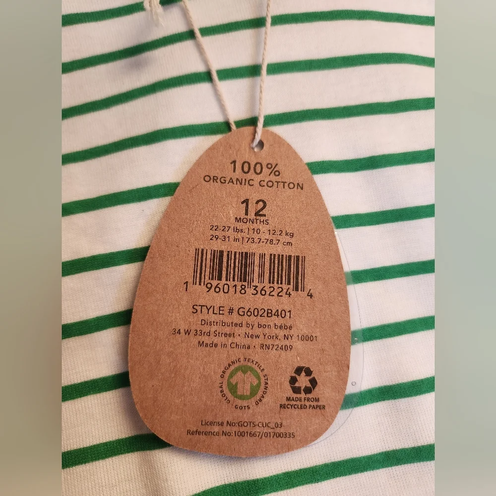 Size‎ 12 months 100% organic cotton Christmas pajama set 12 months